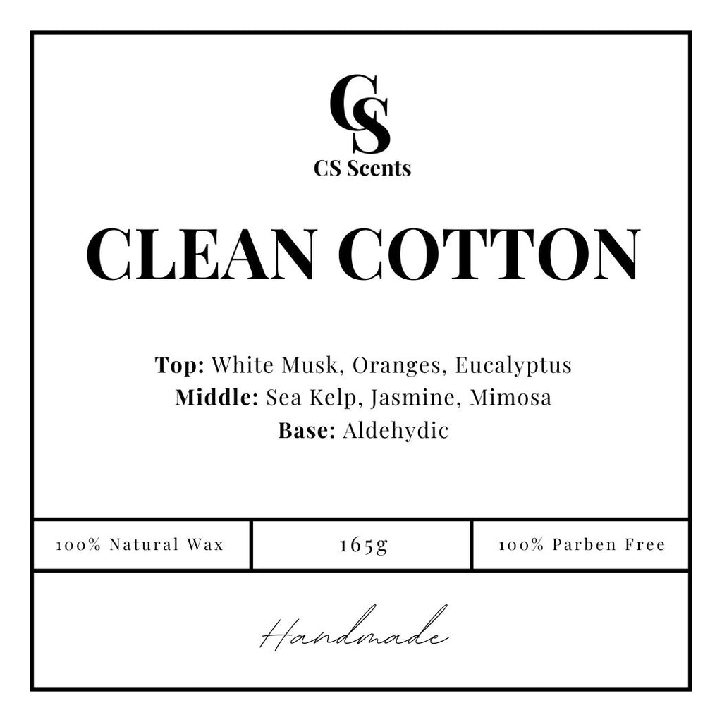 165g Clean Cotton Candle