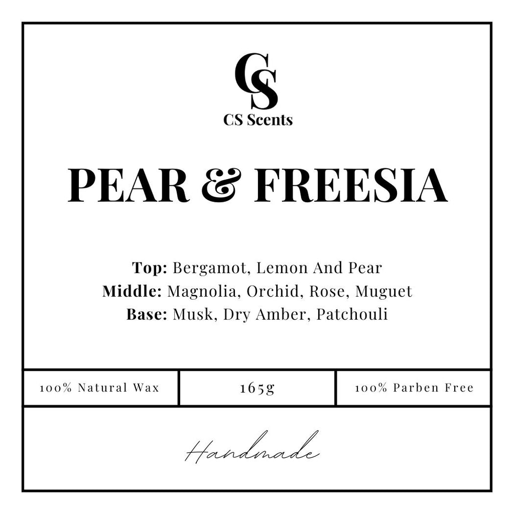 165g Pear & Freesia Candle