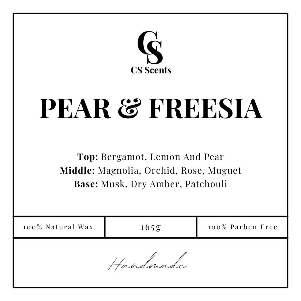 165g Pear & Freesia Candle