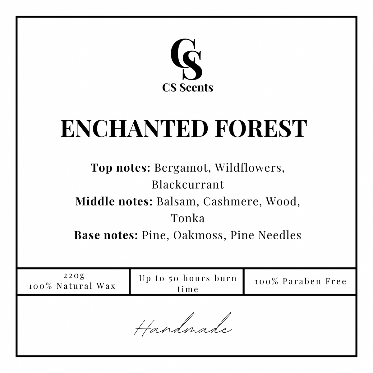 220g Enchanted Forest Candle