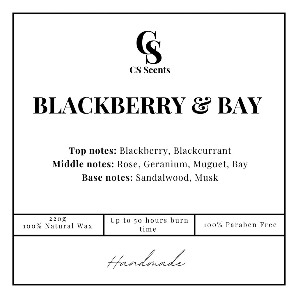 220g Blackberry & Bay Candle