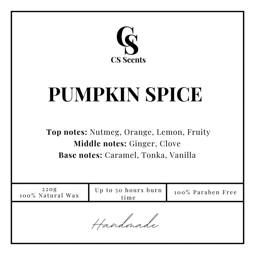220g Pumkin Spice Candle