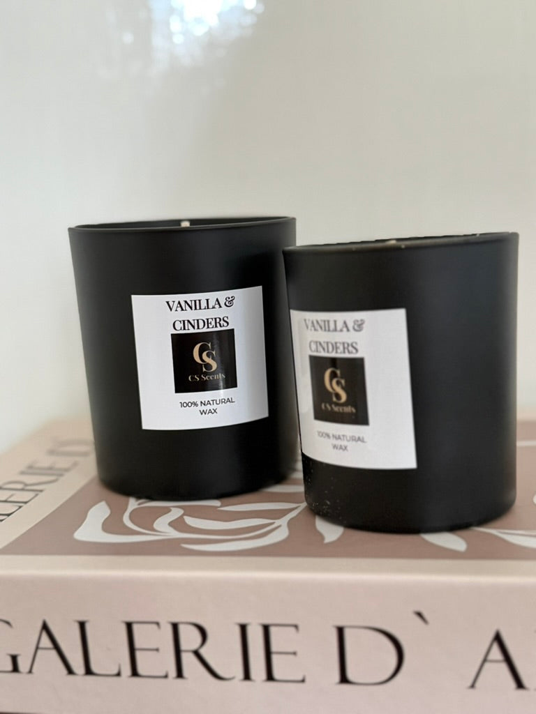 220g Vanilla & Cinders Candle