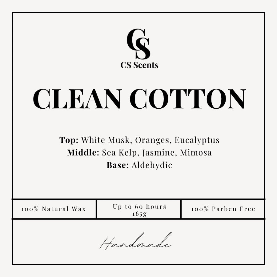 165g Clean Cotton Candle