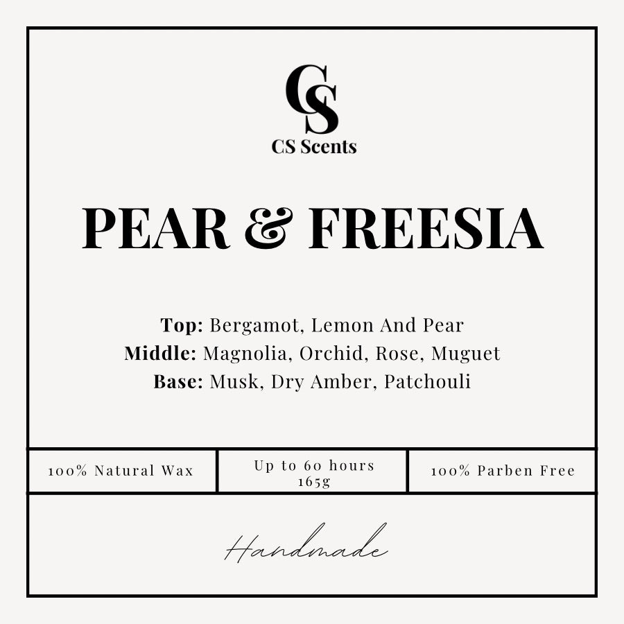 165g Pear & Freesia Candle