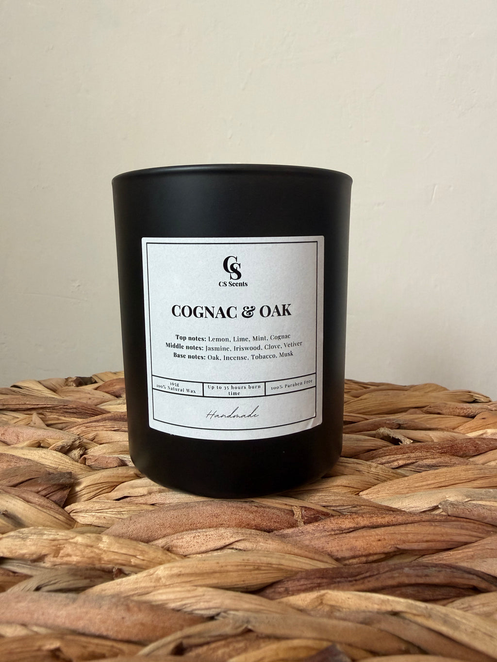 165g Cognac & Oak Candle