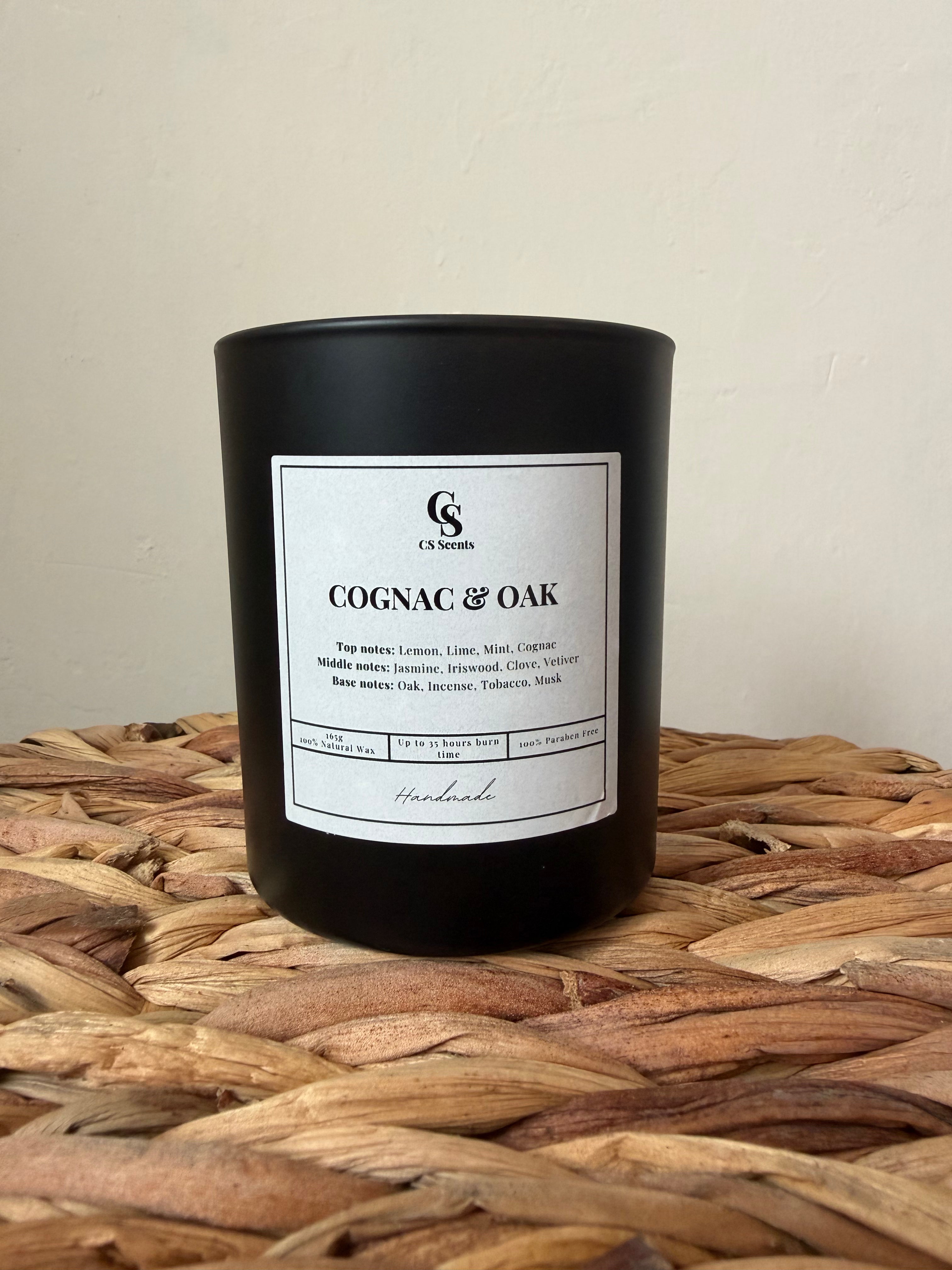 165g Cognac & Oak Candle