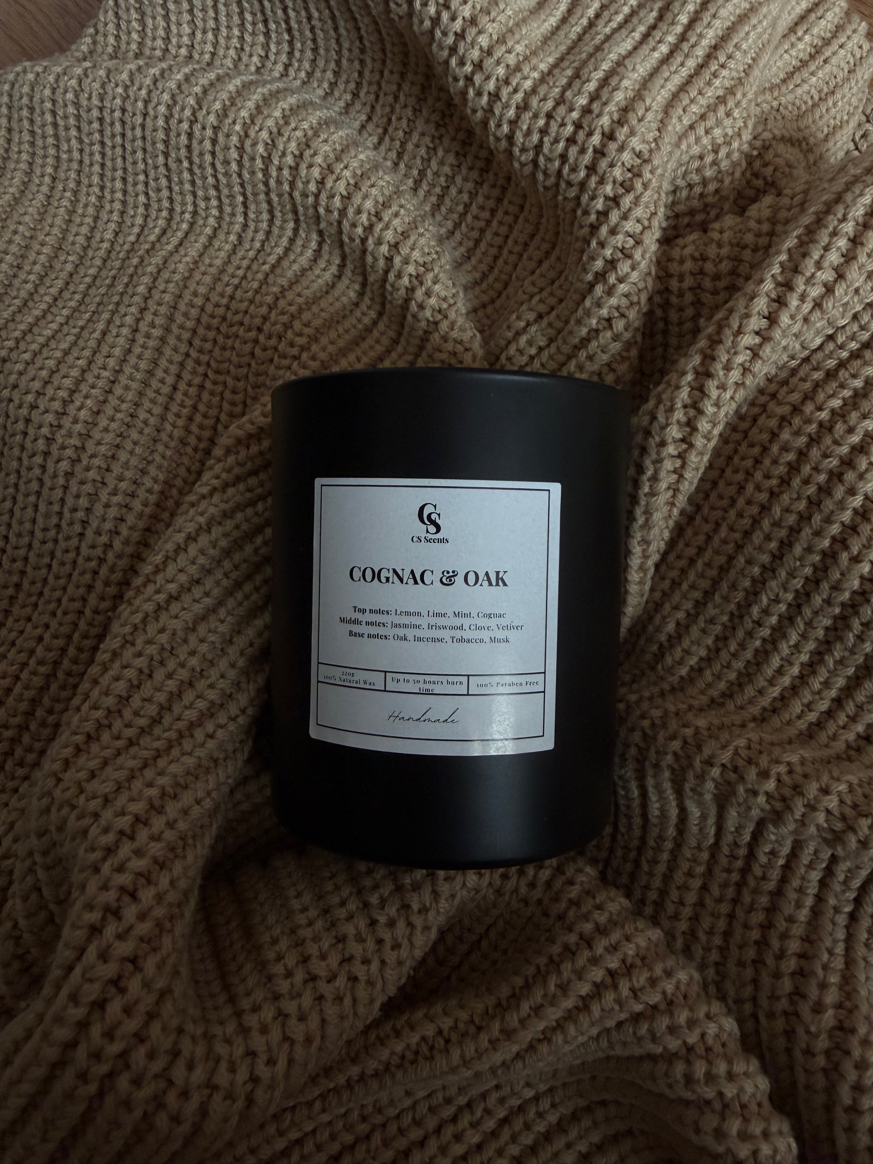 220g Cognac & Oak Candle